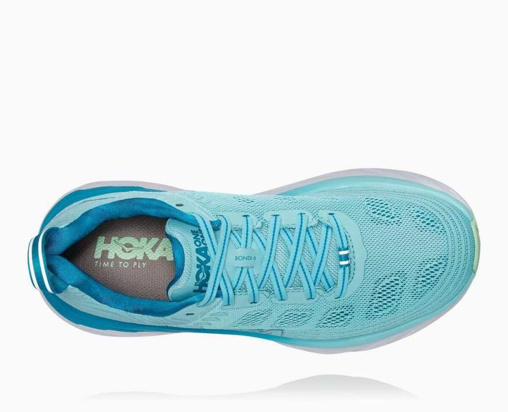 Brown / Blue Hoka Bondi 6 | 172948PKN