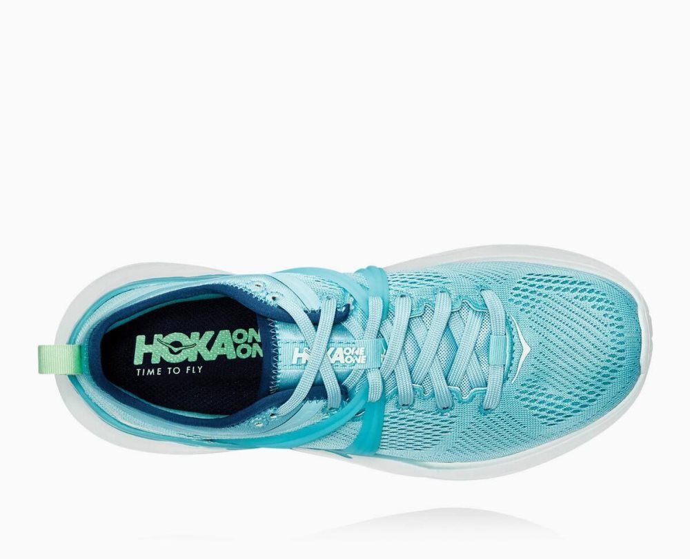 Brown / Blue Hoka Tivra | 802175LGS