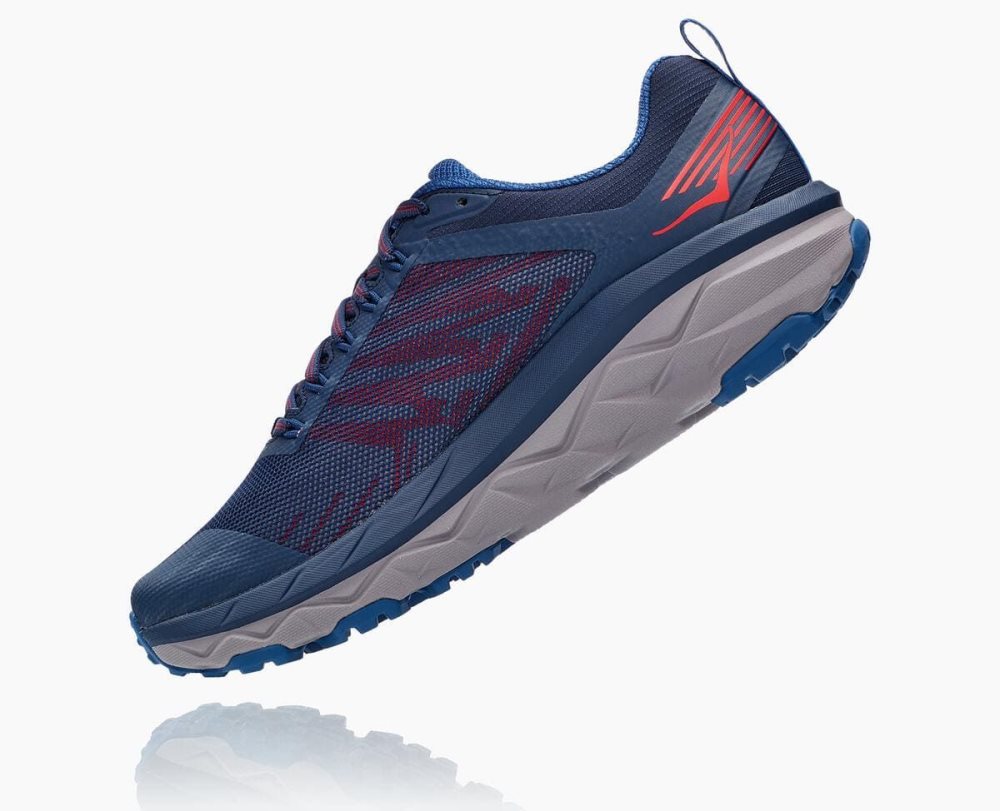 Dark Blue / Red Hoka Challenger ATR 5 Wide | 093217MNX