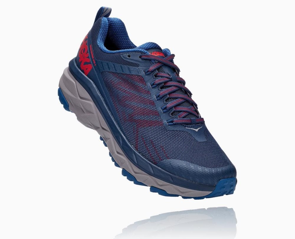 Dark Blue / Red Hoka Challenger ATR 5 Wide | 093217MNX