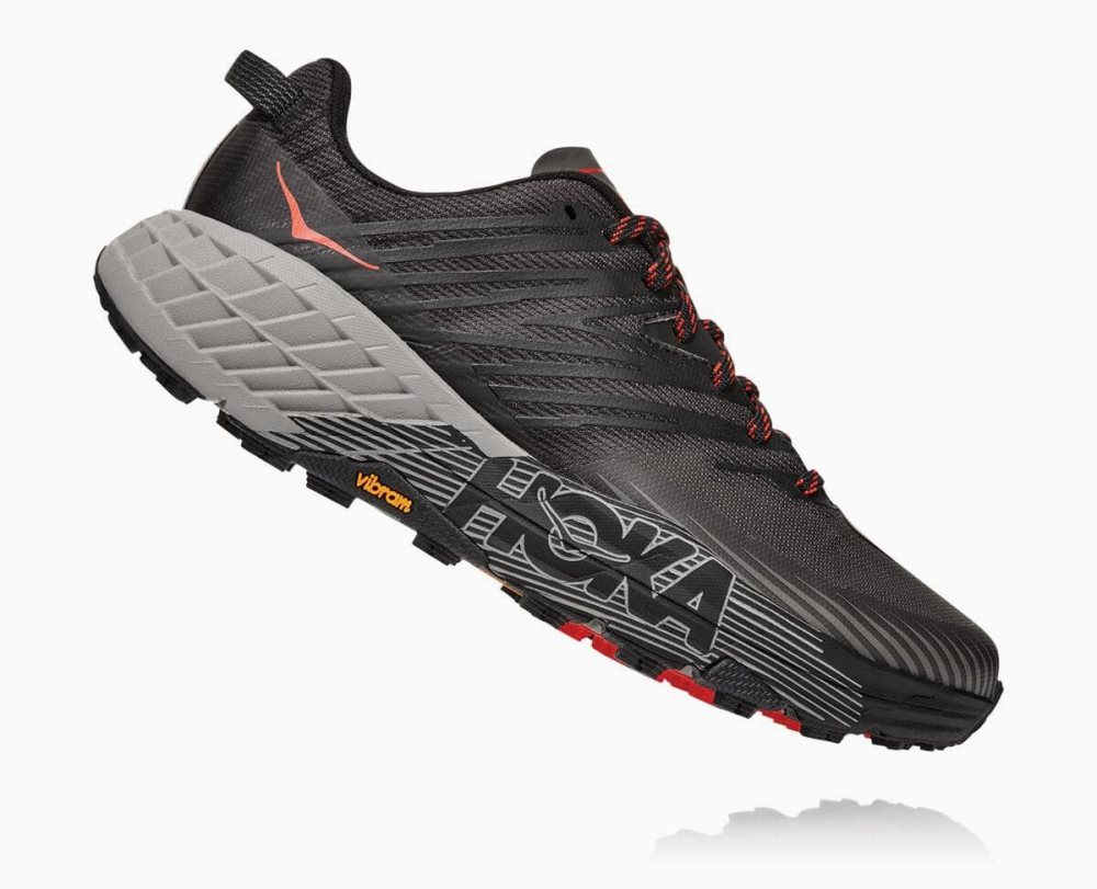 Dark Grey / Dark Grey Hoka Speedgoat 4 Wide | 623058QLB