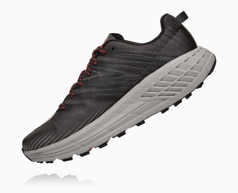 Dark Grey / Dark Grey Hoka Speedgoat 4 Wide | 623058QLB