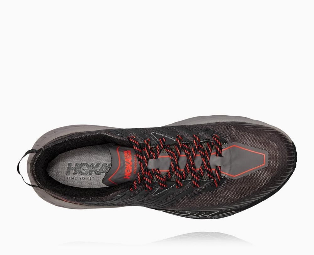 Dark Grey / Dark Grey Hoka Speedgoat 4 Wide | 623058QLB