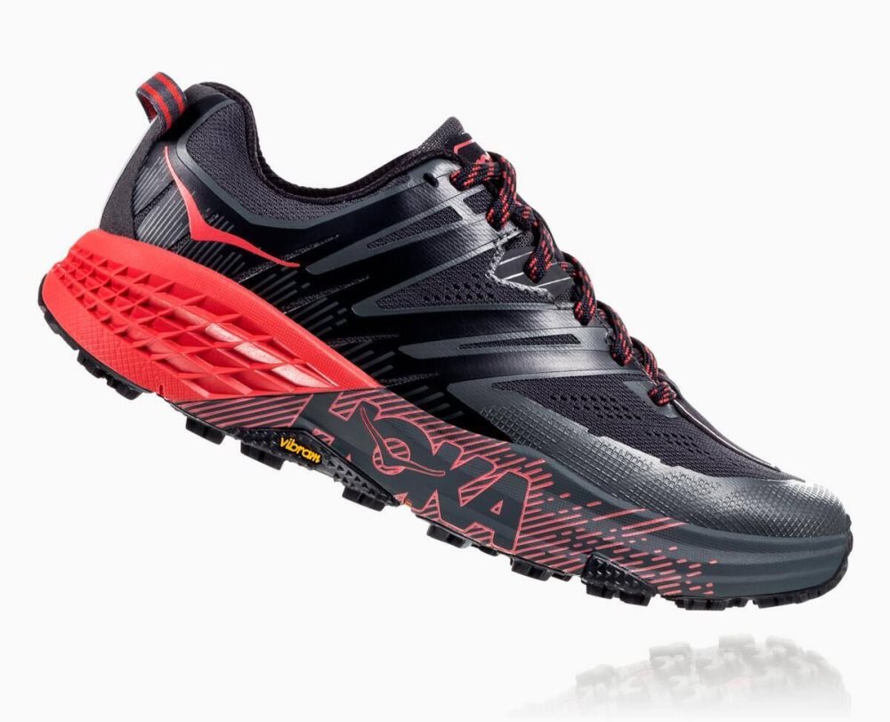 Dark Grey / Red Hoka Speedgoat 3 | 631742SOJ