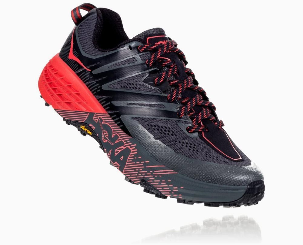 Dark Grey / Red Hoka Speedgoat 3 | 631742SOJ