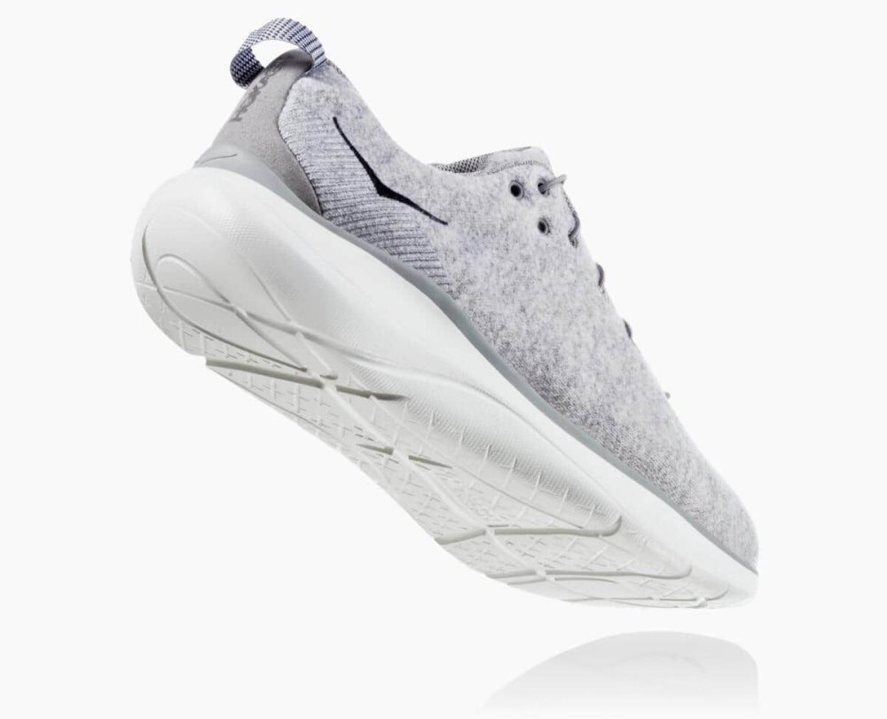 Deep Grey Hoka Hupana Flow Wool Wide | 468520PUX