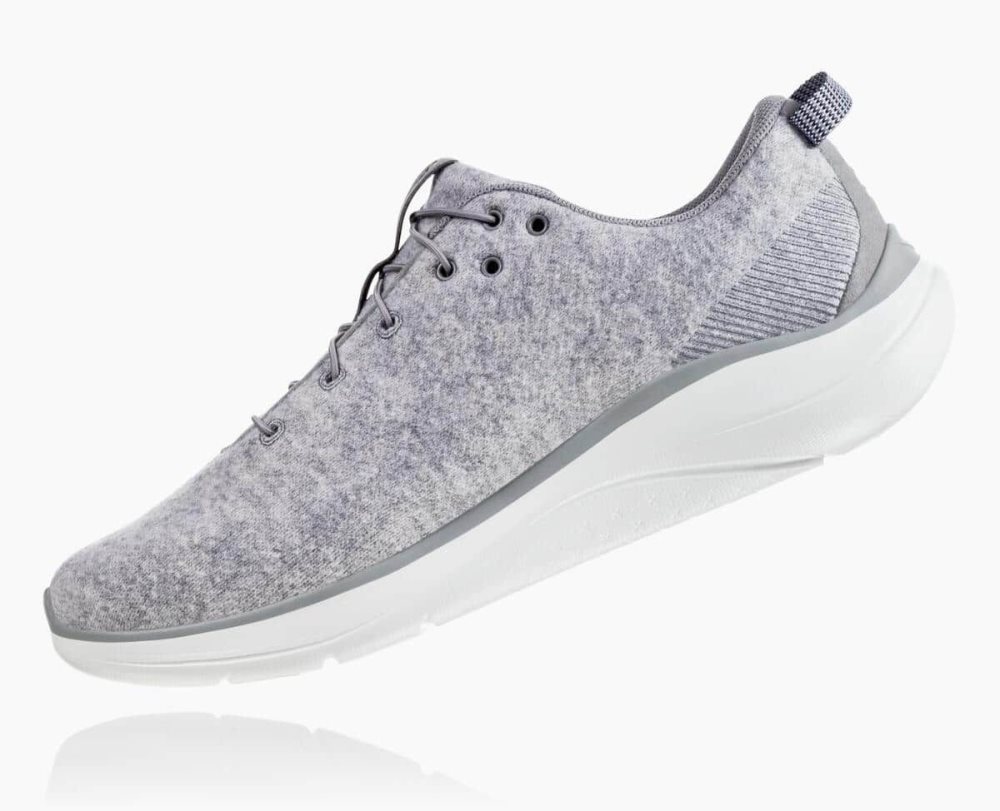 Deep Grey Hoka Hupana Flow Wool | 293548IDY