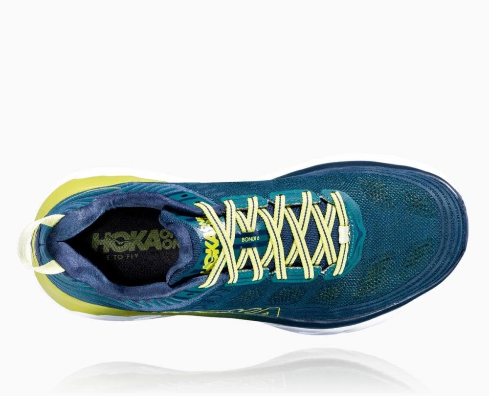 Deep Turquoise / Green Hoka Bondi 6 Wide | 408167KPX