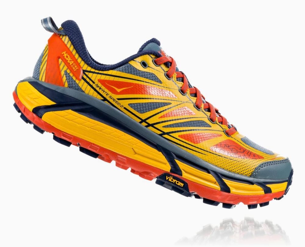 Gold Hoka Mafate Speed 2 | 697350BOQ