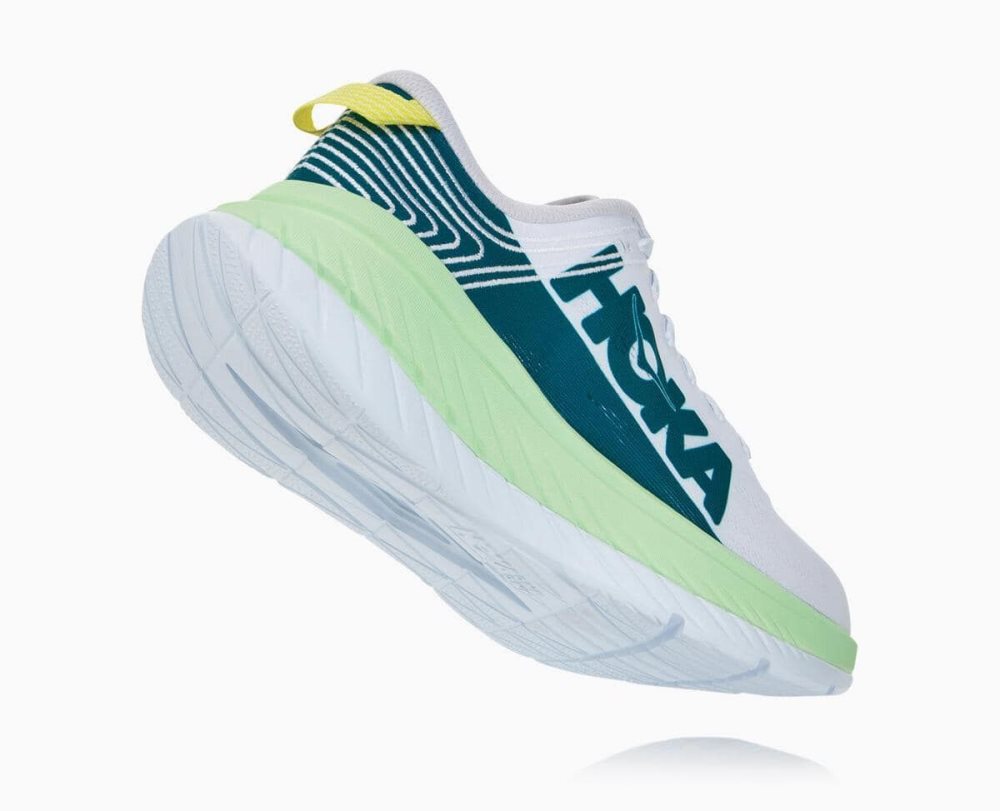 Green Grey / White Hoka Carbon X | 674930GJQ