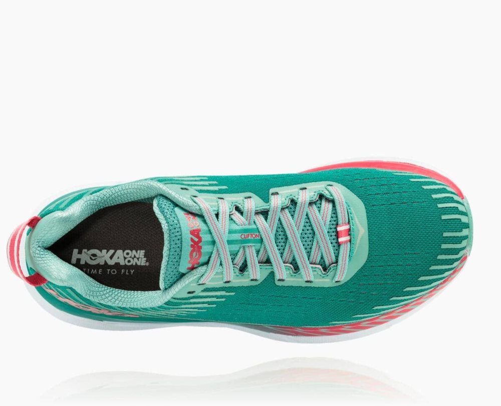 Green Hoka Clifton 5 | 103968OLY