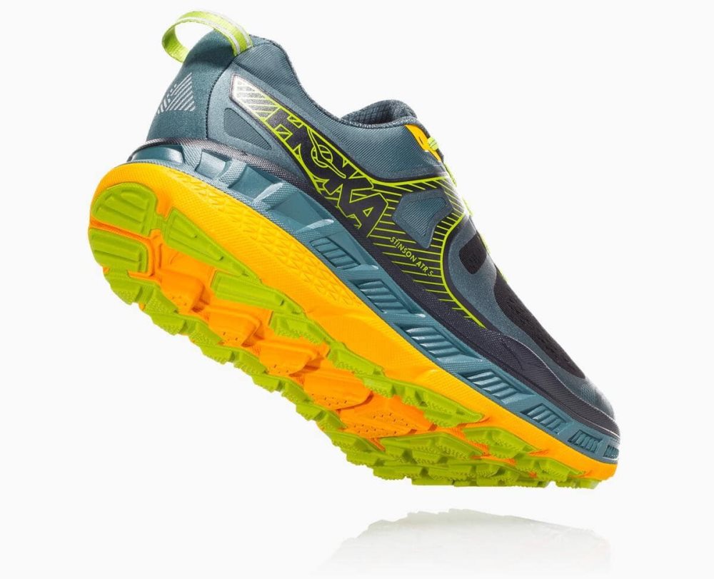 Green / Gold Hoka Stinson ATR 5 | 106795HGA