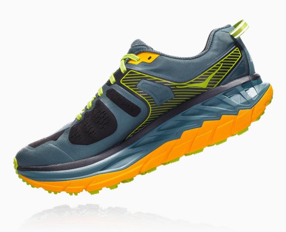 Green / Gold Hoka Stinson ATR 5 | 106795HGA