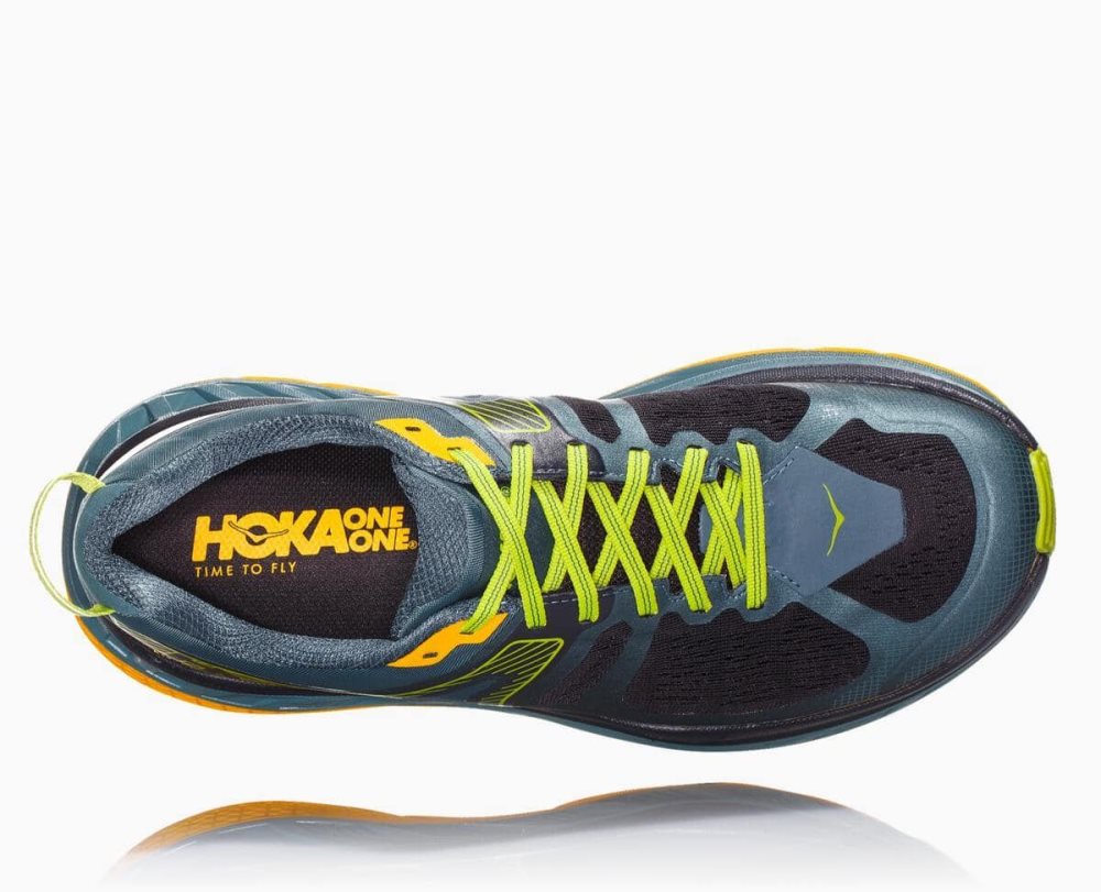 Green / Gold Hoka Stinson ATR 5 | 106795HGA