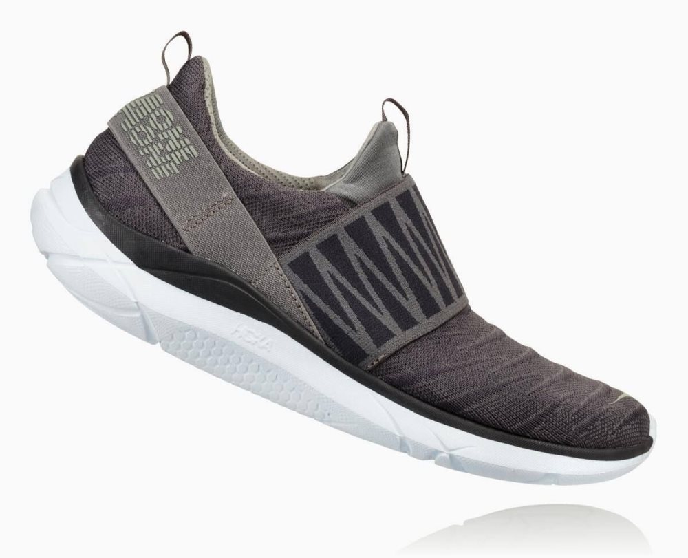 Grey Hoka Hupana Slip | 098741FDT