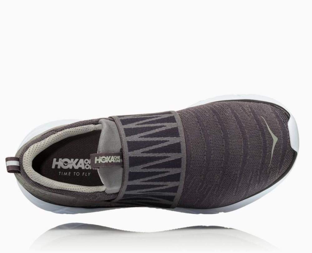 Grey Hoka Hupana Slip | 098741FDT