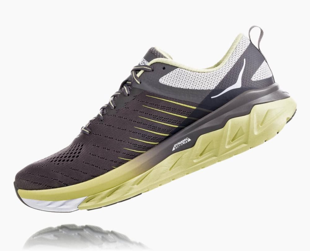 Grey / Light Green Hoka Arahi 3 | 056297KRU