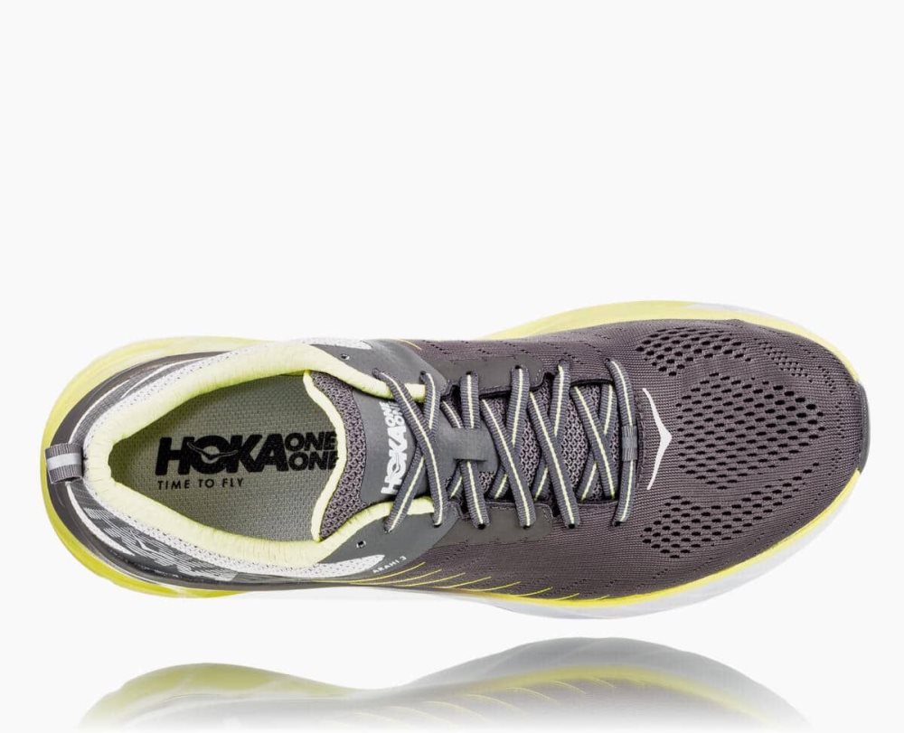 Grey / Light Green Hoka Arahi 3 | 056297KRU