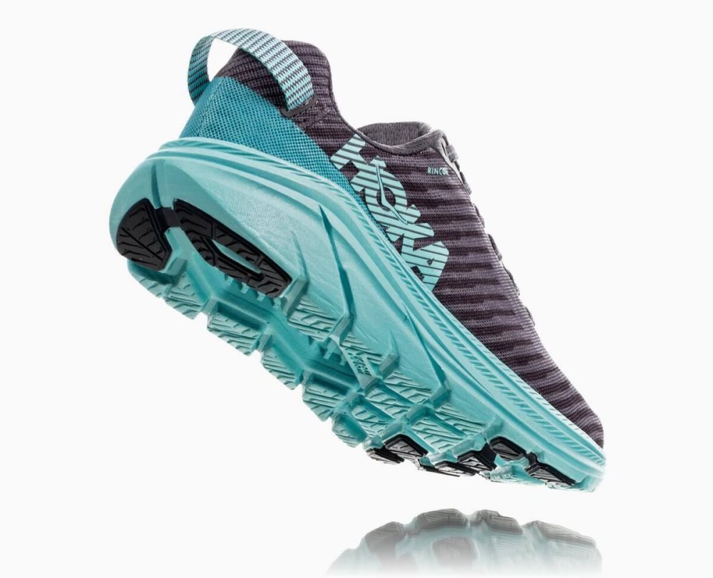 Grey / Light Turquoise Blue Hoka Rincon | 205974TOX