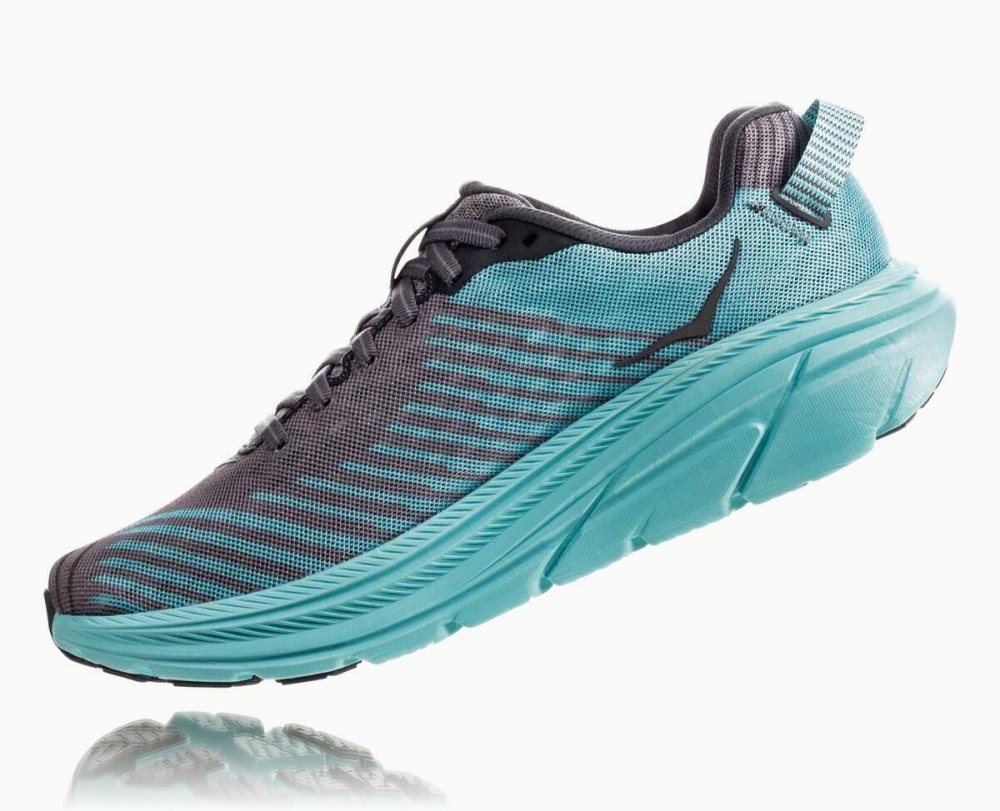 Grey / Light Turquoise Blue Hoka Rincon | 205974TOX