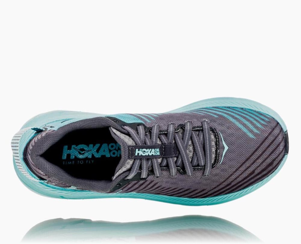 Grey / Light Turquoise Blue Hoka Rincon | 205974TOX