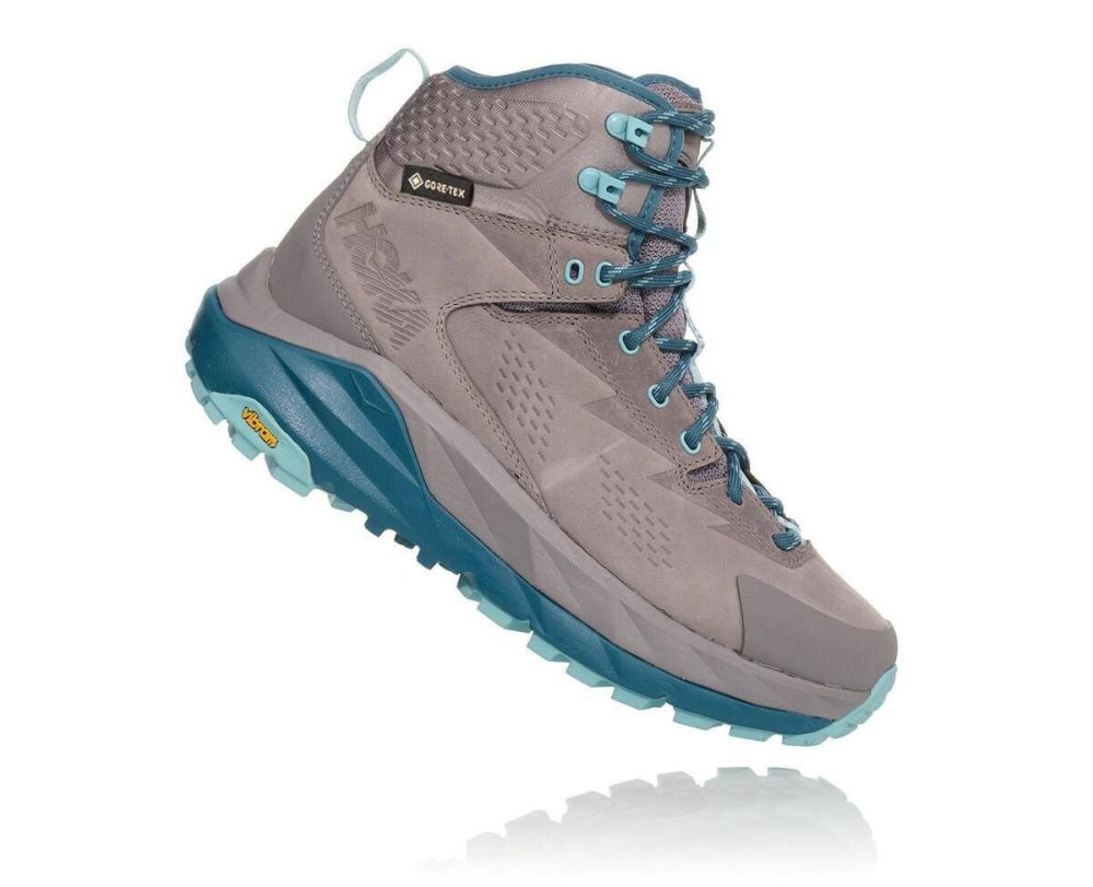 Grey / Light Turquoise Hoka Kaha GORE | 903725WCH