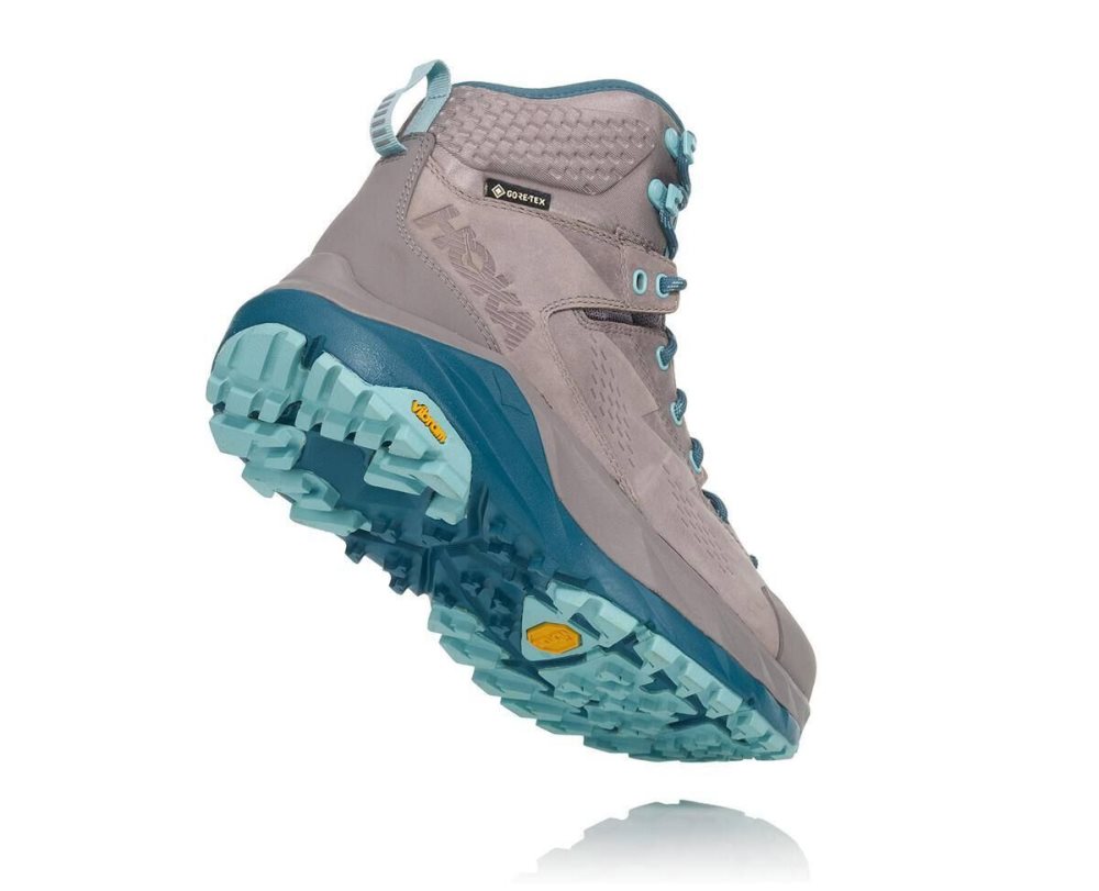 Grey / Light Turquoise Hoka Kaha GORE | 903725WCH