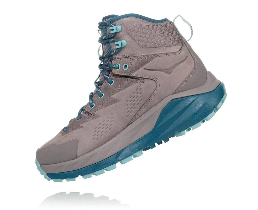 Grey / Light Turquoise Hoka Kaha GORE | 903725WCH