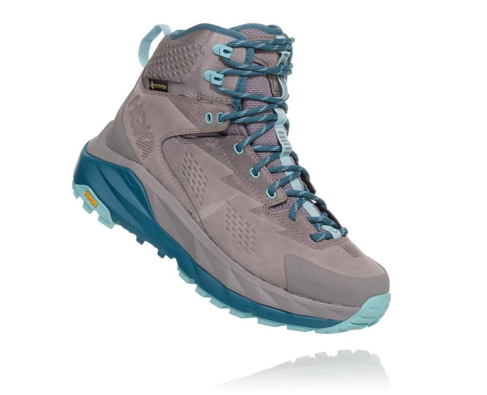 Grey / Light Turquoise Hoka Kaha GORE | 903725WCH