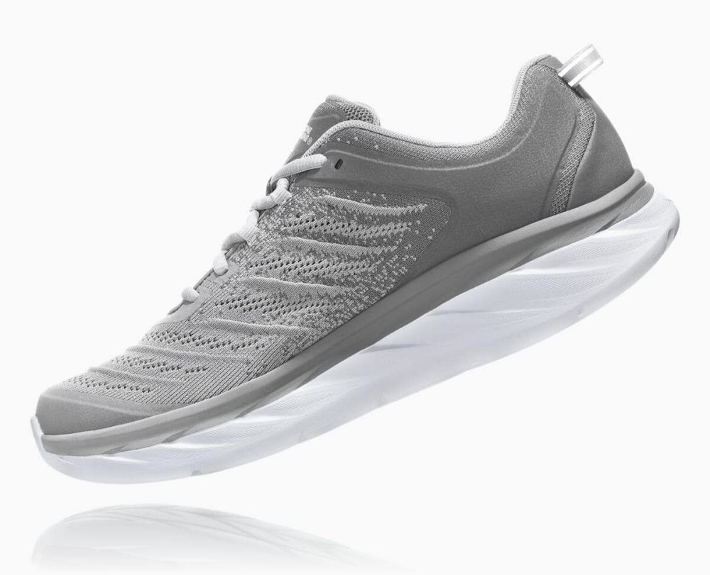 Grey / Silver Hoka Akasa Wide | 029681PCN