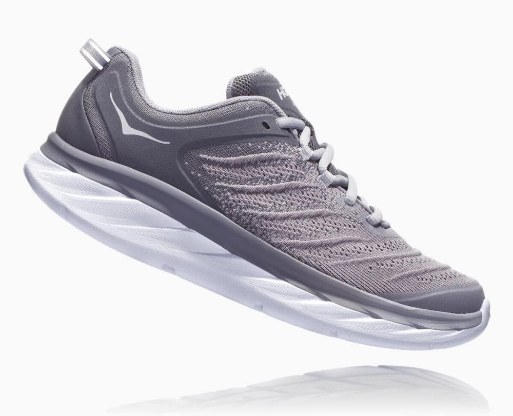 Grey / Silver Hoka Akasa Wide | 316294XVM