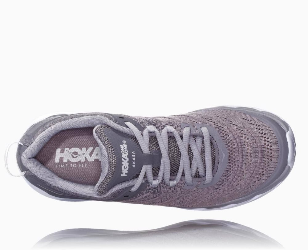 Grey / Silver Hoka Akasa | 175389IVA