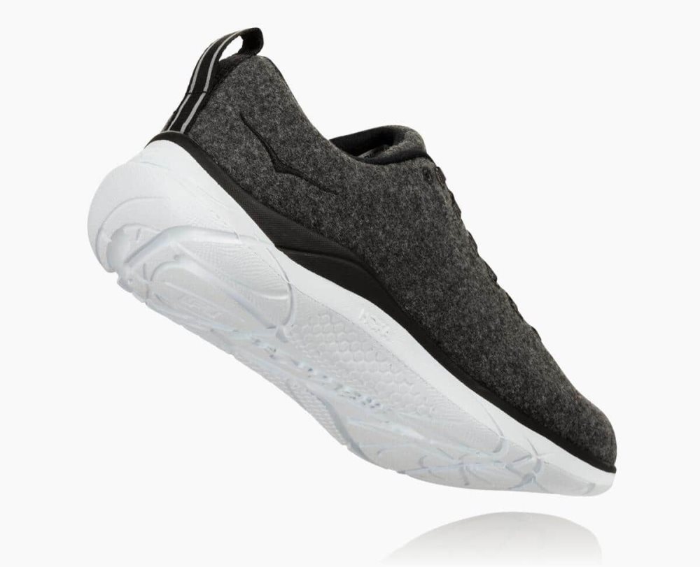 Grey / White Hoka Hupana Wool | 320789YPQ