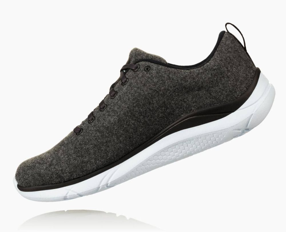 Grey / White Hoka Hupana Wool | 320789YPQ