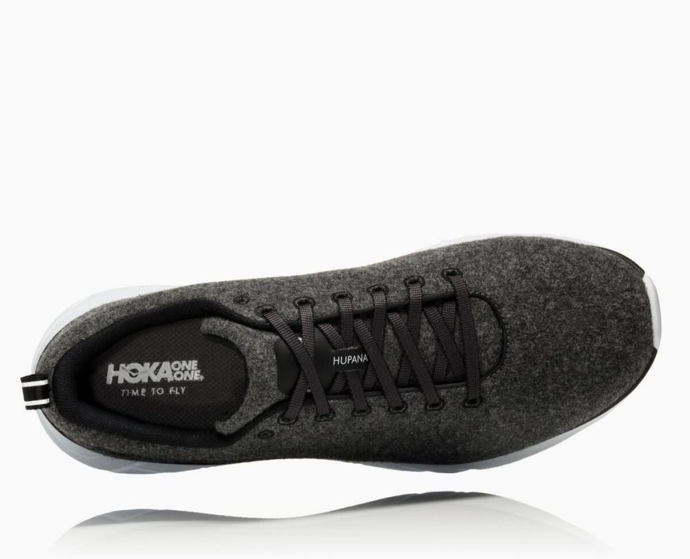 Grey / White Hoka Hupana Wool | 320789YPQ