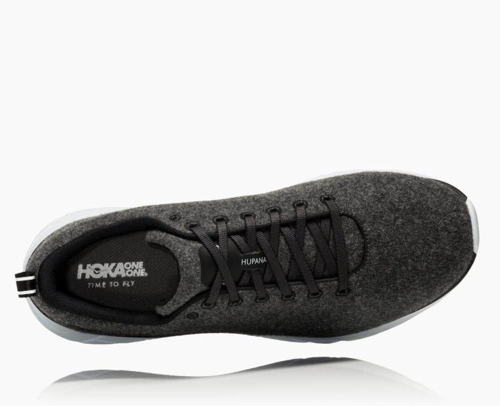 Grey / White Hoka Hupana Wool | 584723CLI