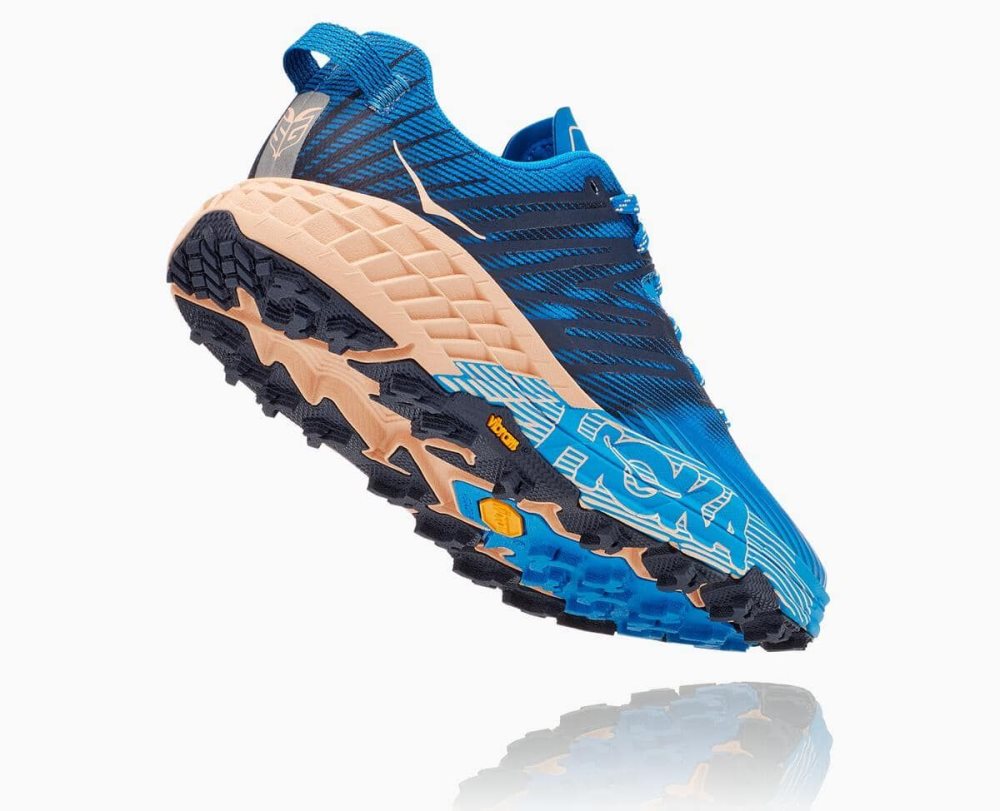 Indigo / Apricot Hoka Speedgoat 4 Wide | 597324MKC