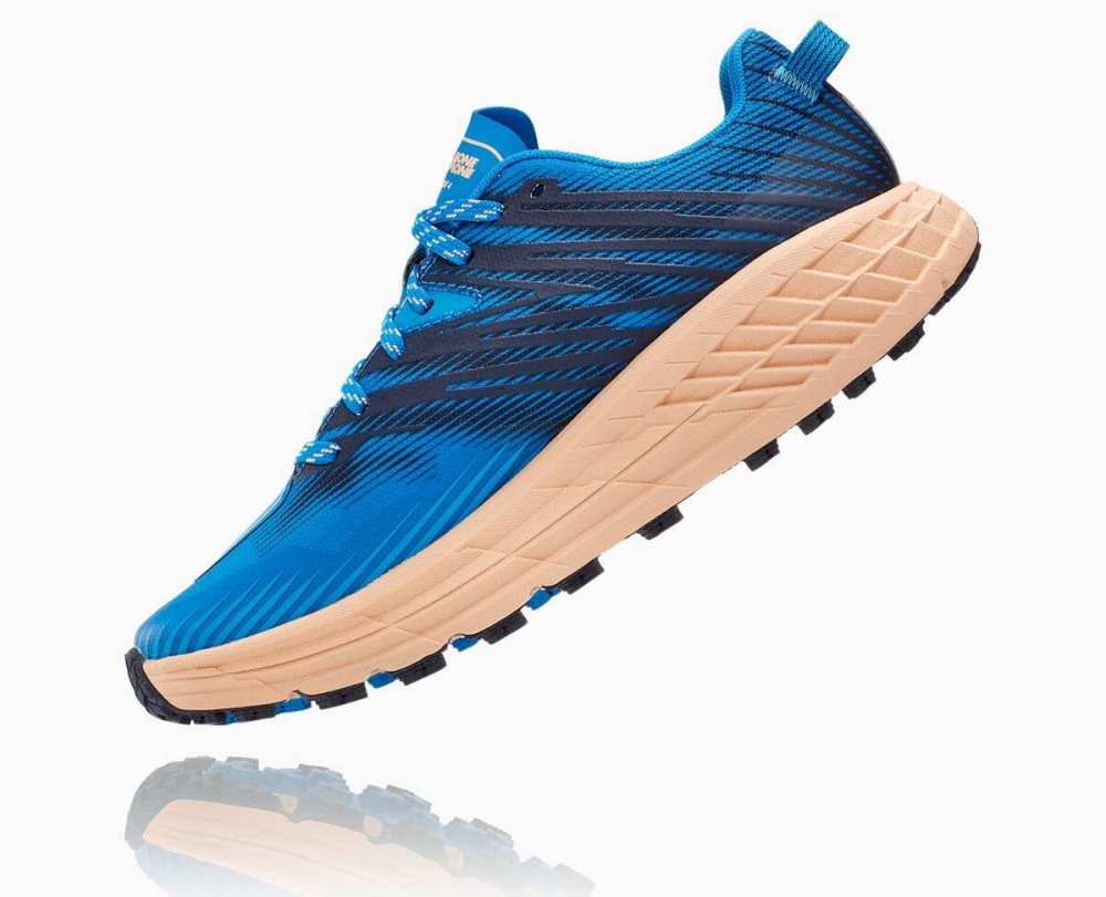 Indigo / Apricot Hoka Speedgoat 4 Wide | 597324MKC