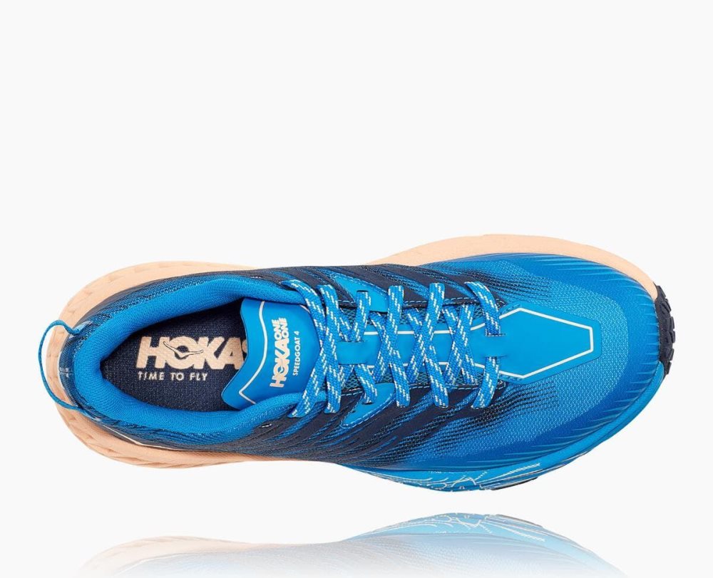 Indigo / Apricot Hoka Speedgoat 4 Wide | 597324MKC