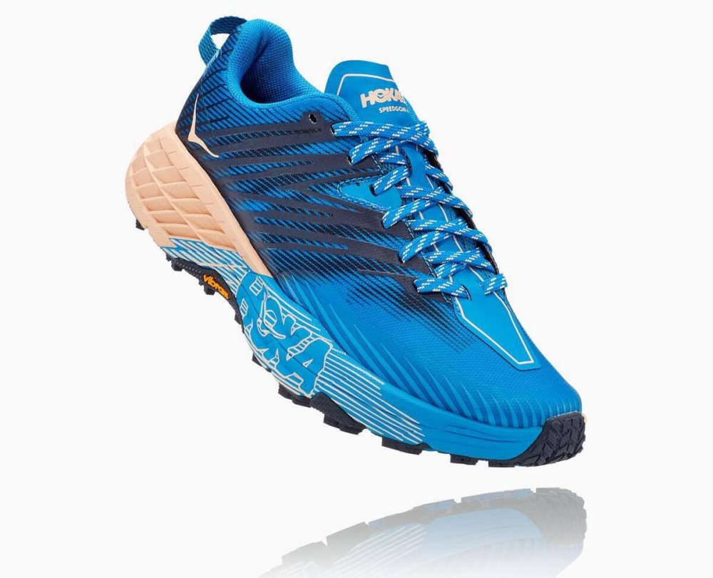 Indigo / Apricot Hoka Speedgoat 4 | 539420OUZ