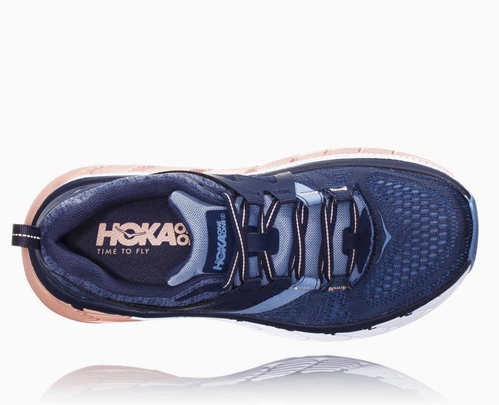 Indigo / Pink Hoka Gaviota 2 | 074912EZY