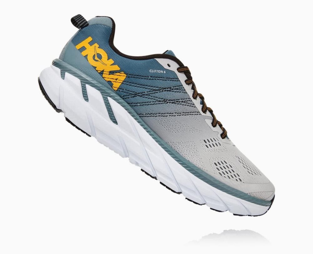 Lead/Lunar Rock Hoka Clifton 6 Wide | 162984UEF