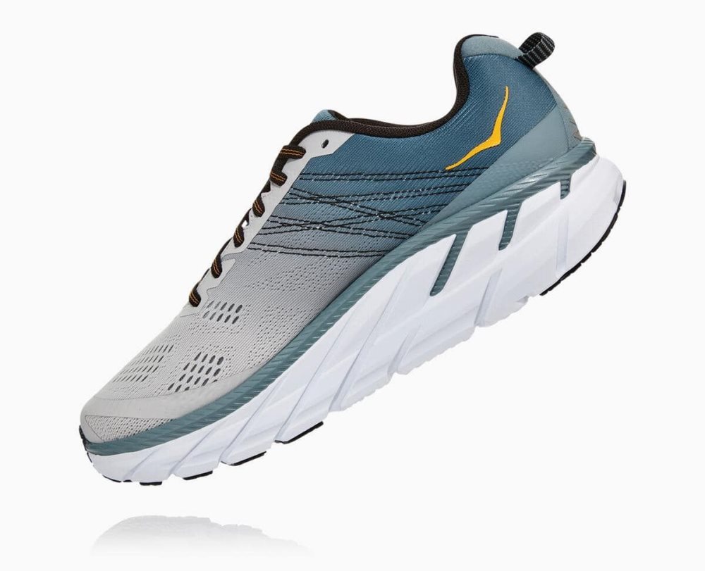 Lead/Lunar Rock Hoka Clifton 6 Wide | 162984UEF