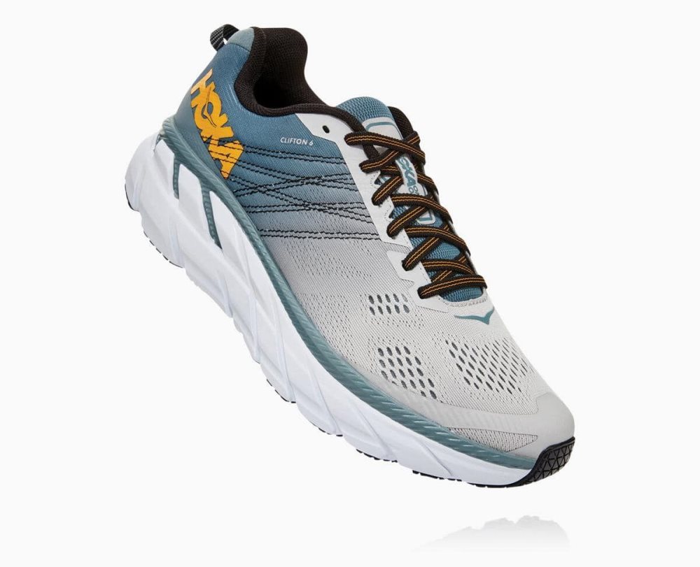 Lead/Lunar Rock Hoka Clifton 6 Wide | 162984UEF