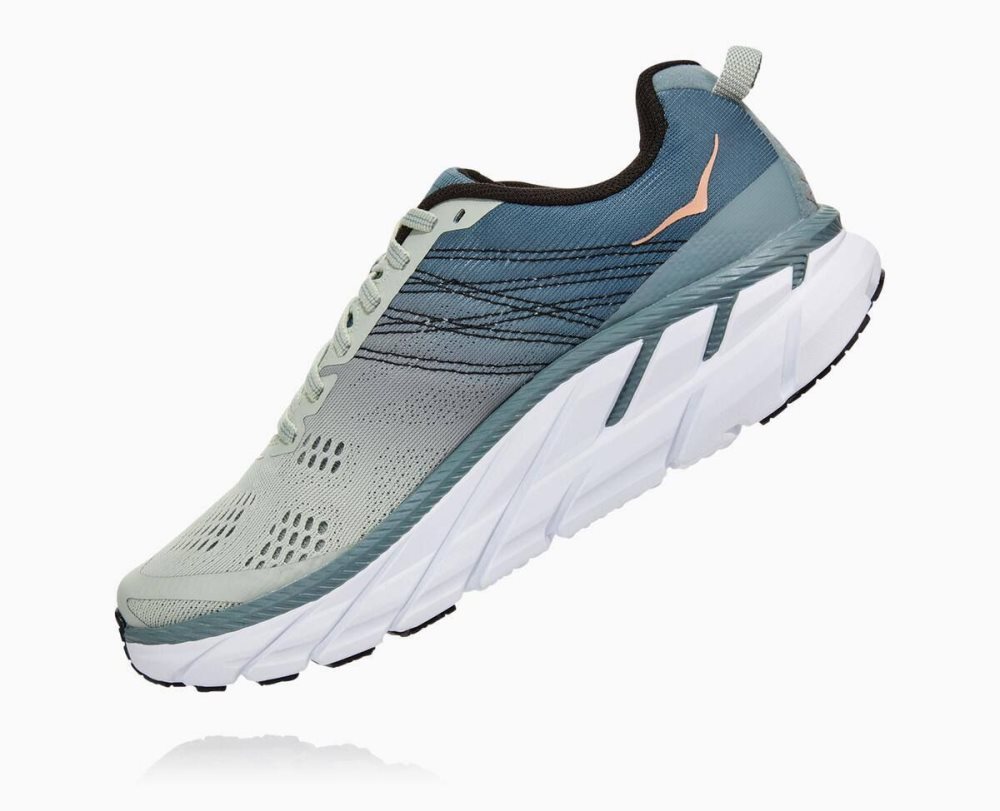 Lead/Sea Foam Hoka Clifton 6 | 259364ELJ