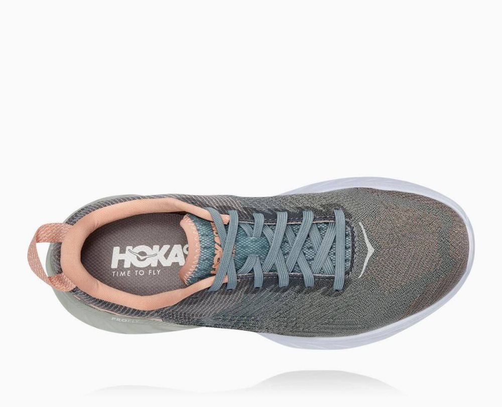 Lead/Sea Foam Hoka Mach 3 | 048137ZFM