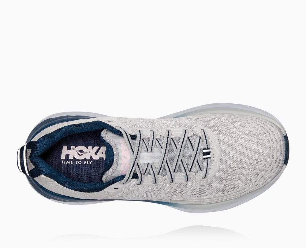 Lunar Rock/Nimbus Cloud Hoka Bondi 6 | 613724VJF