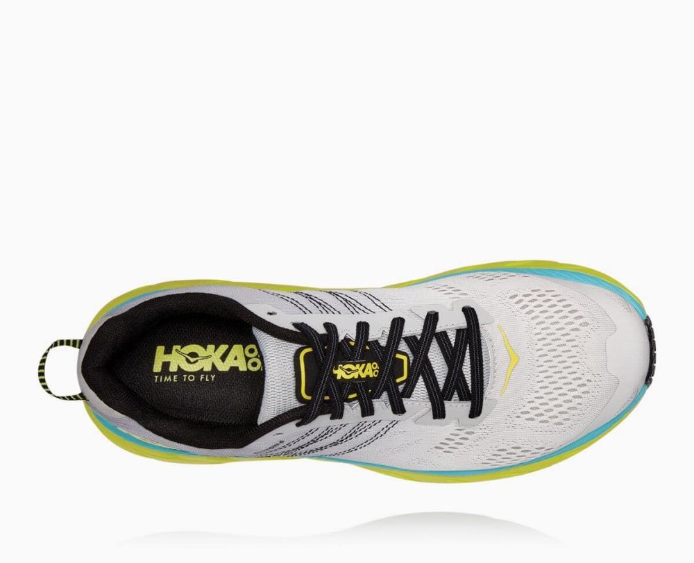 Lunar Rock/Nimbus Cloud Hoka Clifton 6 Wide | 978501GSL