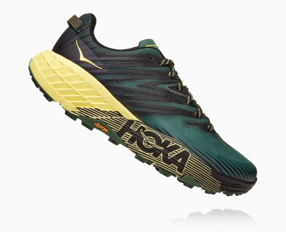 Myrtle/Limelight Hoka Speedgoat 4 Wide | 751264XEZ