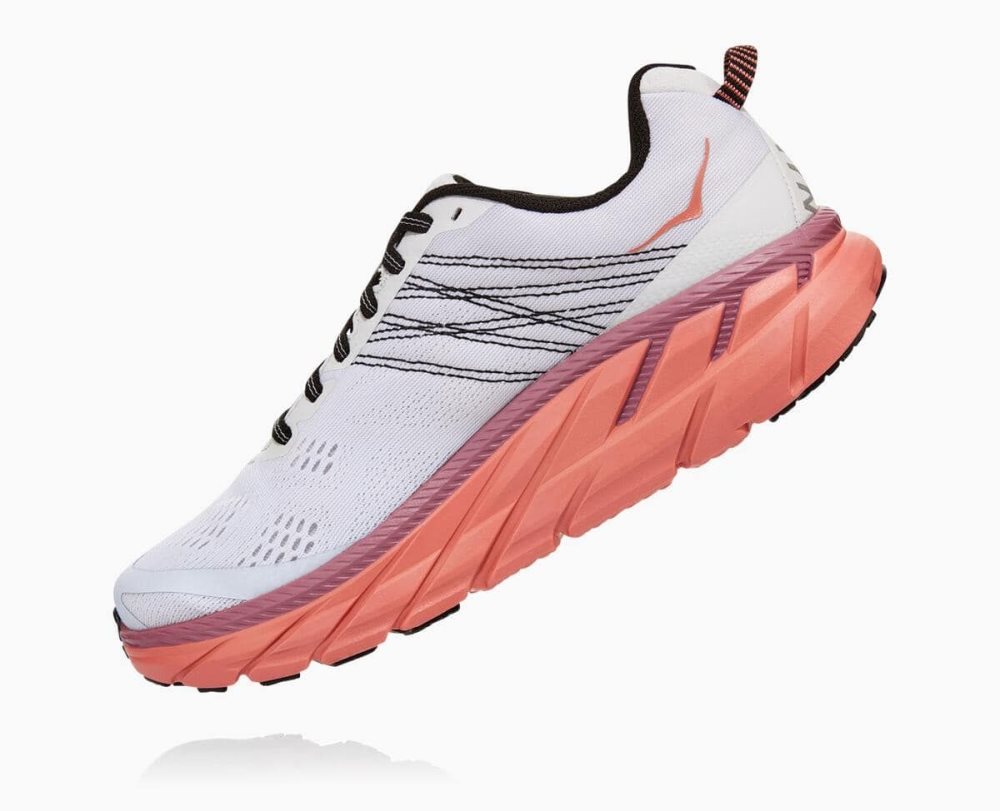 Nimbus Cloud/Lantana Hoka Clifton 6 Wide | 548361RKS